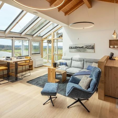Stille X Weite - Hochwertige Wohnung Mit See-Panorama Kronburg Eksteriør bilde