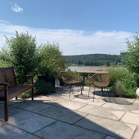 Stille X Weite - Hochwertige Wohnung Mit See-Panorama Kronburg Eksteriør bilde