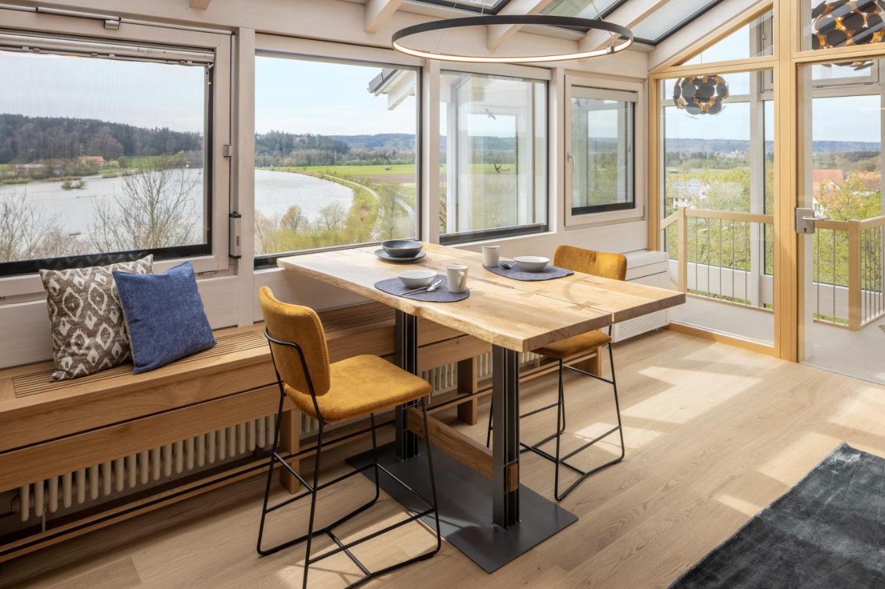 Stille X Weite - Hochwertige Wohnung Mit See-Panorama Kronburg Eksteriør bilde
