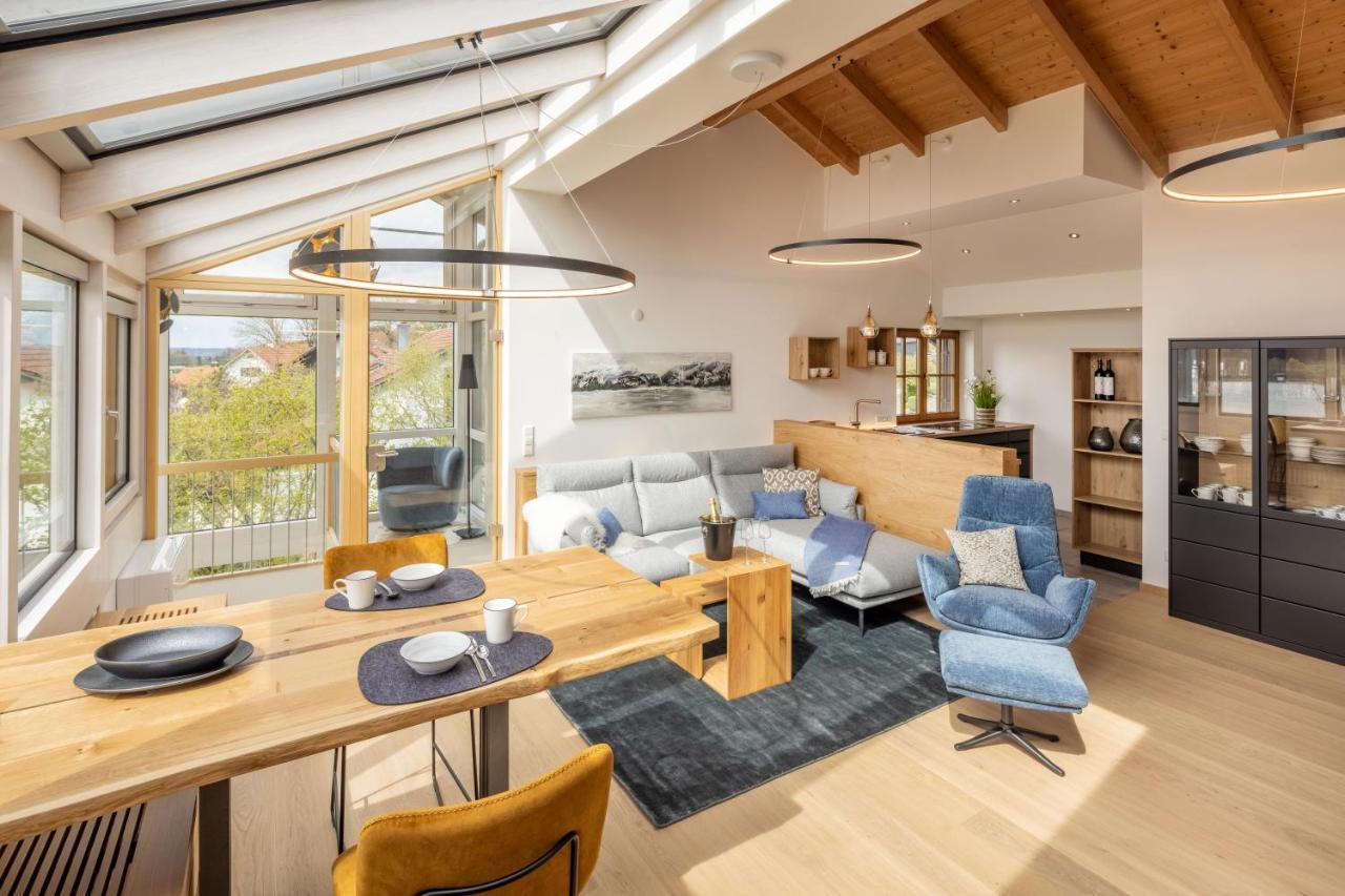 Stille X Weite - Hochwertige Wohnung Mit See-Panorama Kronburg Eksteriør bilde