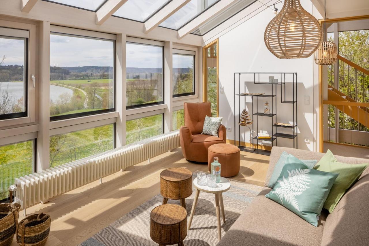 Stille X Weite - Hochwertige Wohnung Mit See-Panorama Kronburg Eksteriør bilde
