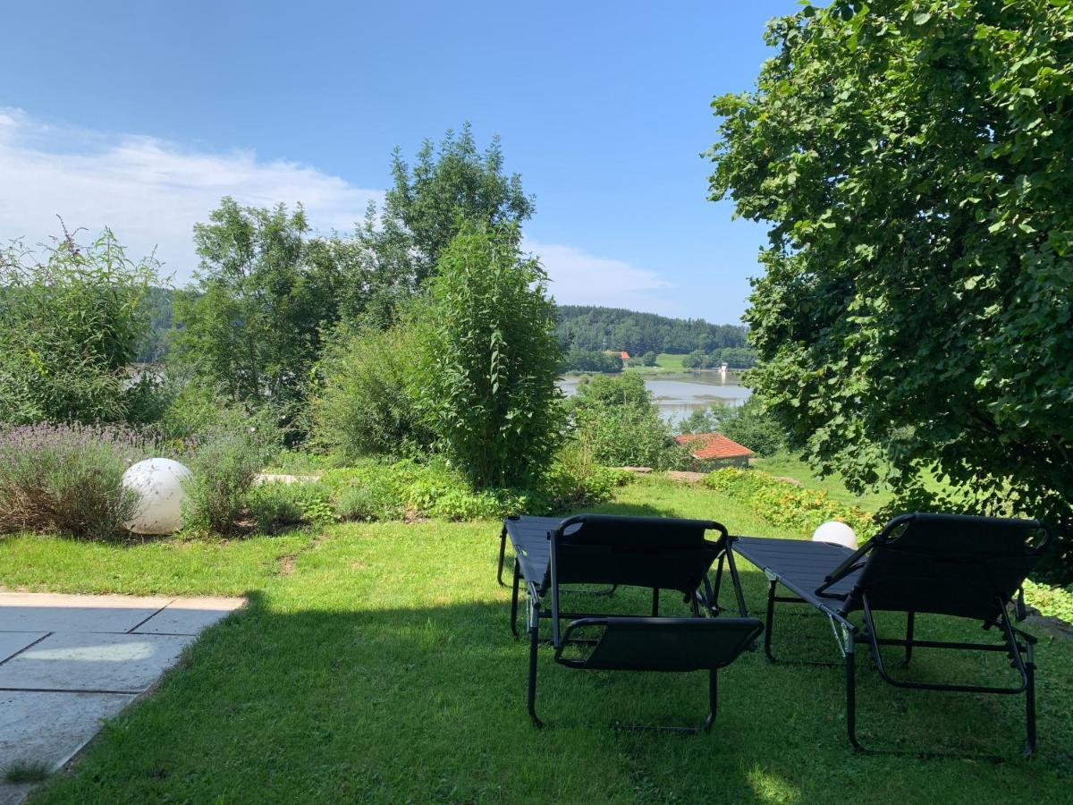Stille X Weite - Hochwertige Wohnung Mit See-Panorama Kronburg Eksteriør bilde